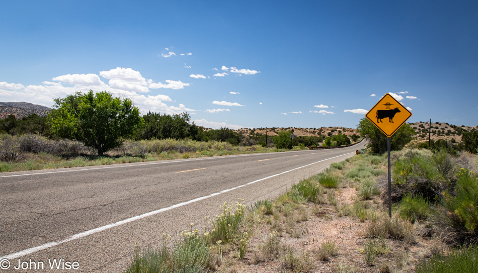 Along the Turquoise Trail in New Mexico