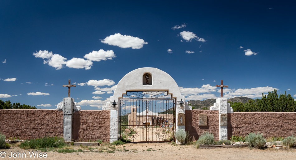 San Francisco de Asis Catholic Church in Golden, New Mexico