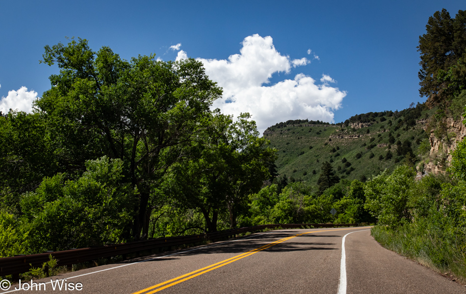 Sandia Crest National Scenic Byway near Albuquerque, New Mexico