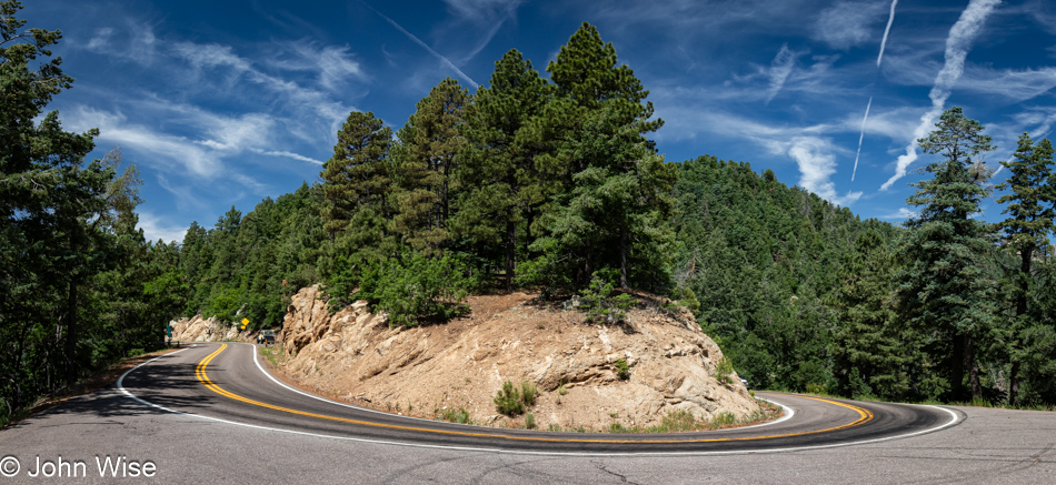 Mt Graham in the Pinaleño Mountains near Safford, Arizona