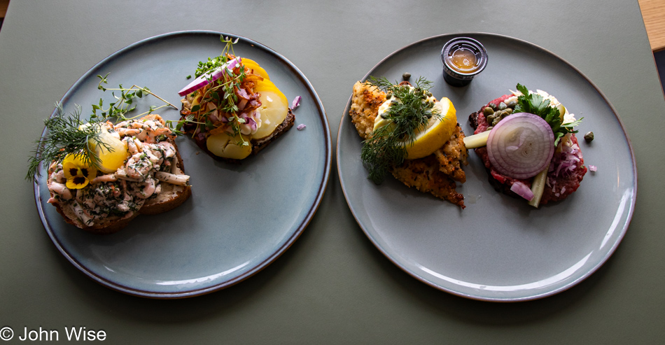 Smørrebrød in Copenhagen, Denmark