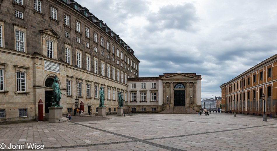 Christiansborg Palace in Copenhagen, Denmark