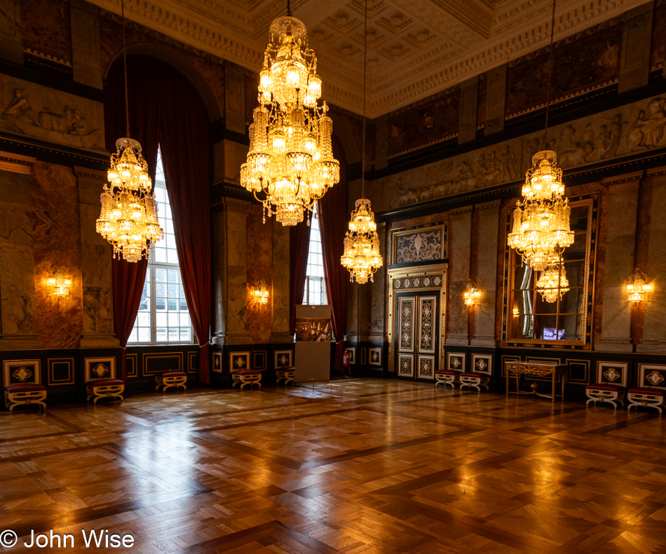 Christiansborg Palace in Copenhagen, Denmark