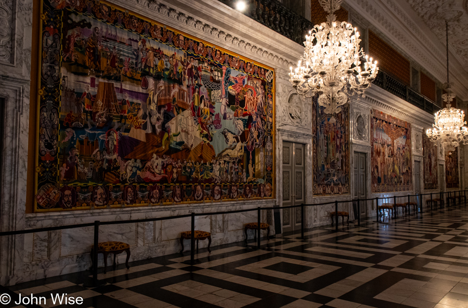 Christiansborg Palace in Copenhagen, Denmark