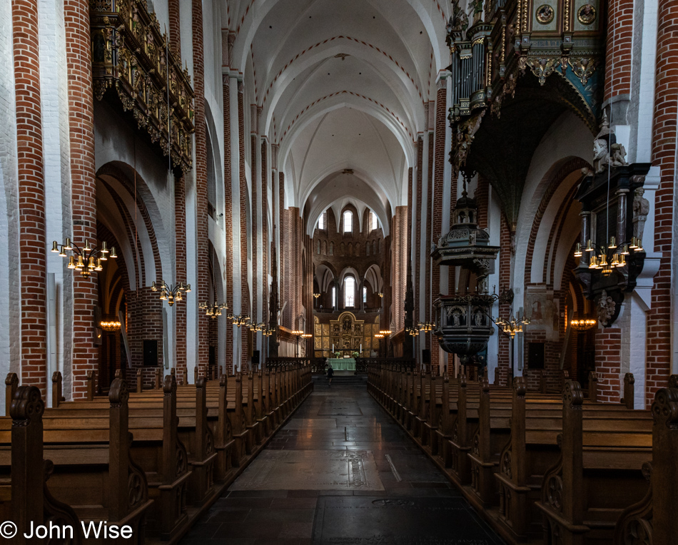 Roskilde Cathedral in Roskilde, Denmark