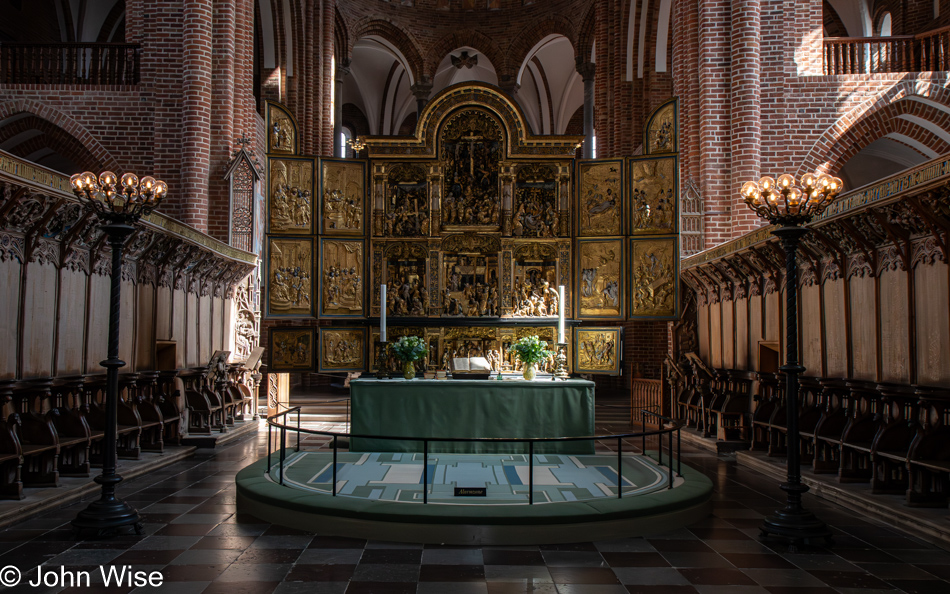 Roskilde Cathedral in Roskilde, Denmark