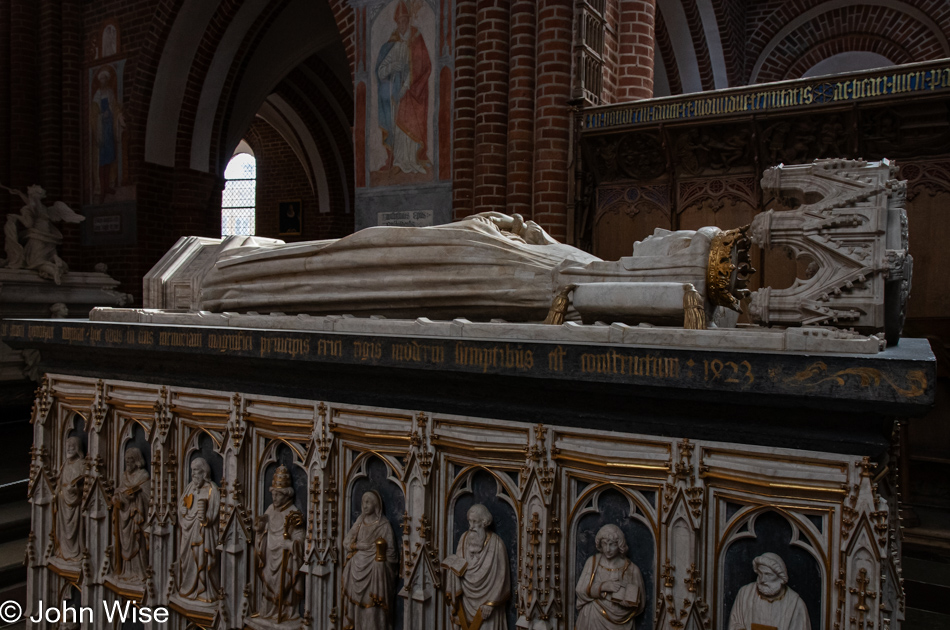 Roskilde Cathedral in Roskilde, Denmark