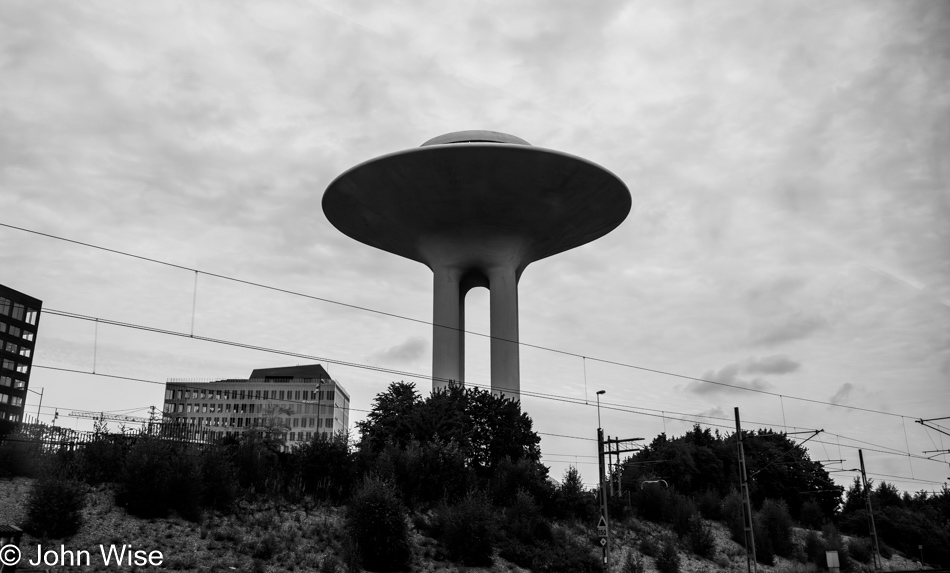 Hyllie Water Tower in Malmö, Sweden