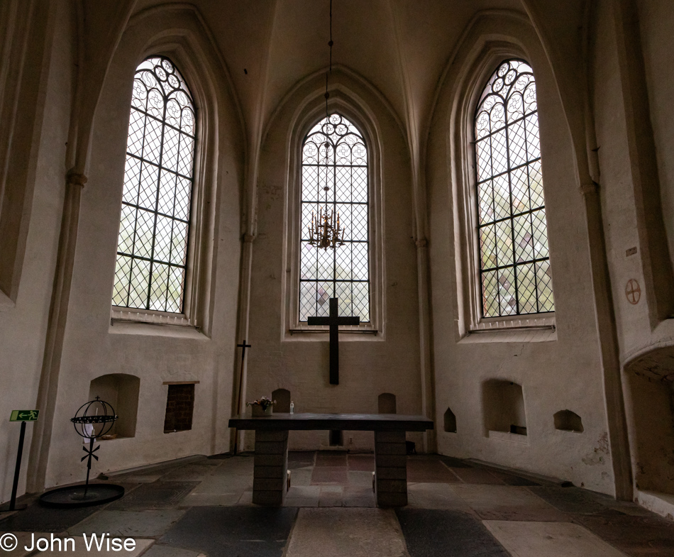 St. Peter's Church and Abbey in Ystad, Sweden