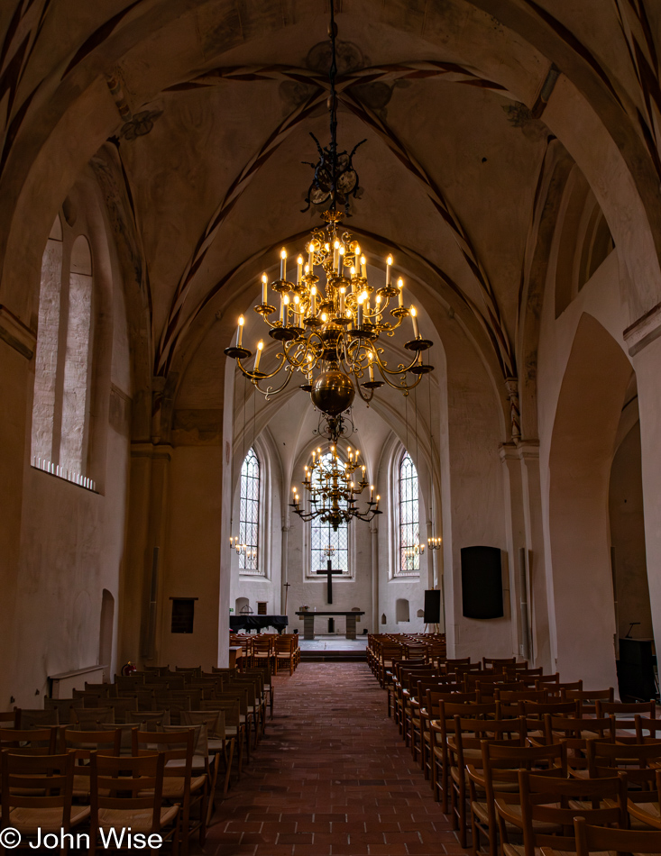 St. Peter's Church and Abbey in Ystad, Sweden