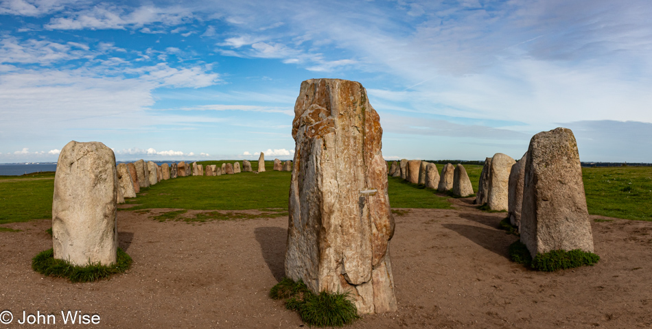 Ales Stenar (Ale's Stones) in Kåseberga, Sweden