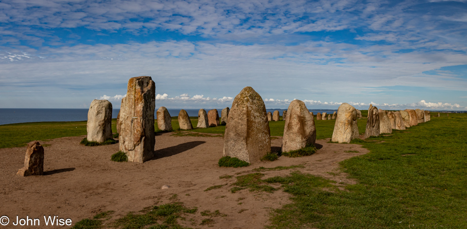 Ales Stenar (Ale's Stones) in Kåseberga, Sweden