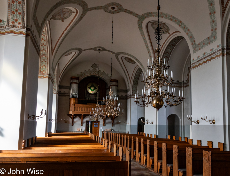 Valleberga Church in Valleberga, Sweden