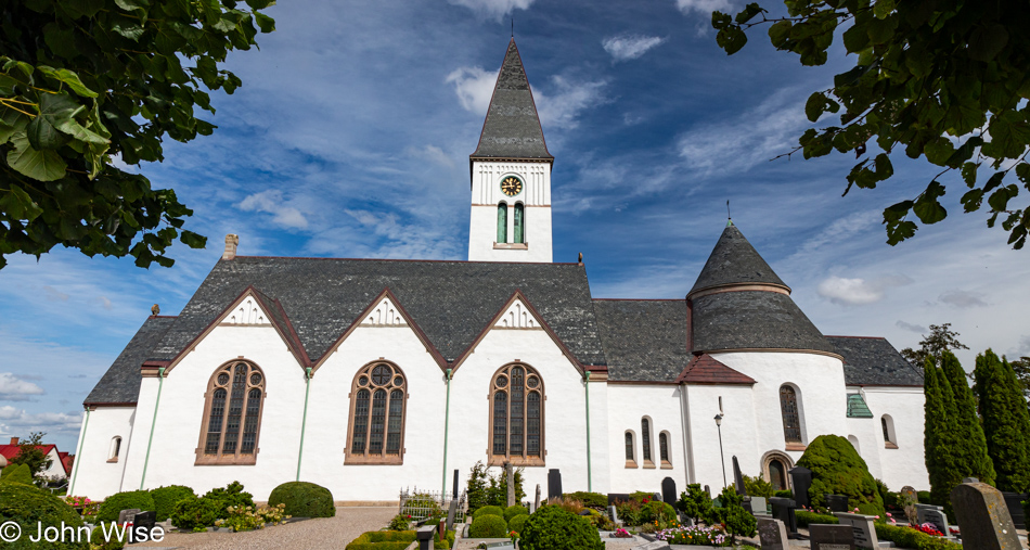 Valleberga Church in Valleberga, Sweden