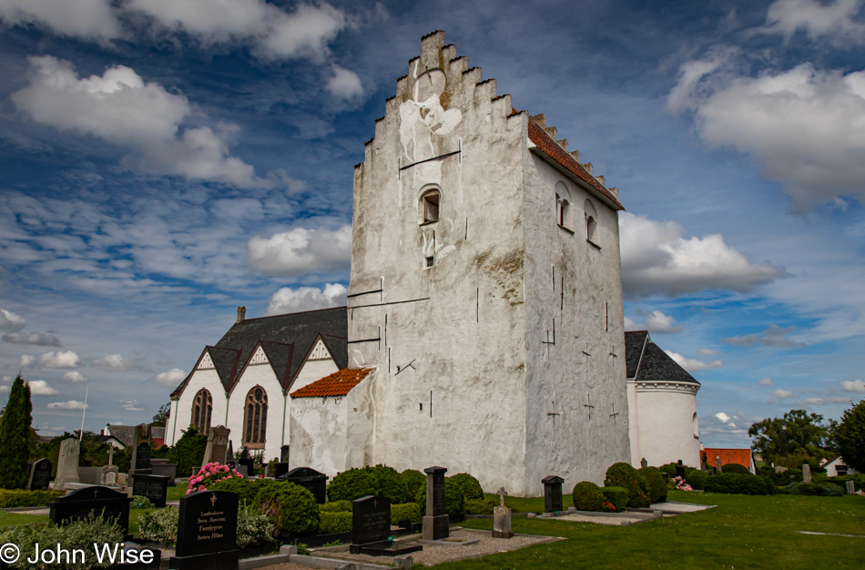 Valleberga Church in Valleberga, Sweden