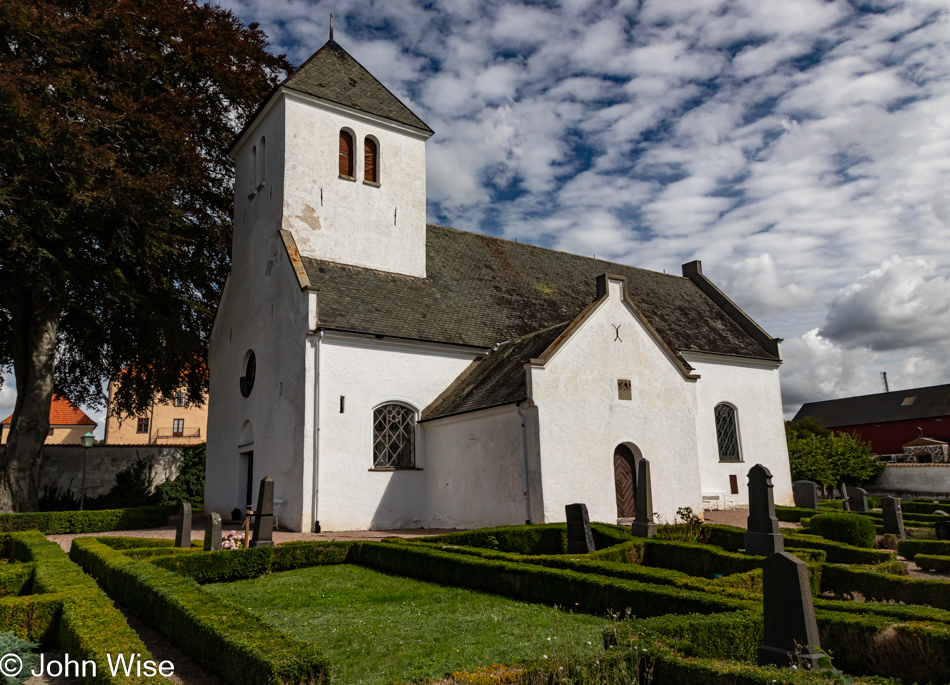 Tosterup Church in Tomelilla, Sweden