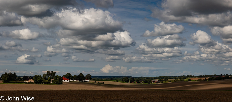 The countryside on the way to Svenstorp, Sweden