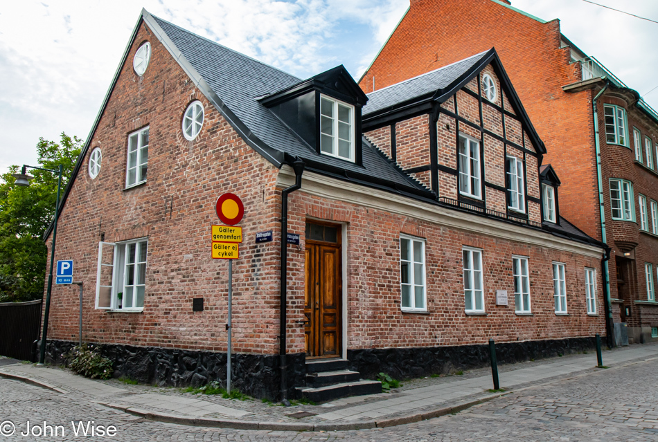 August Strindberg lived here in Lund, Sweden