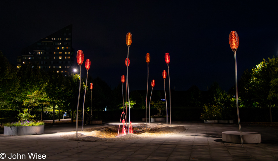 Stadsparken in Lund, Sweden