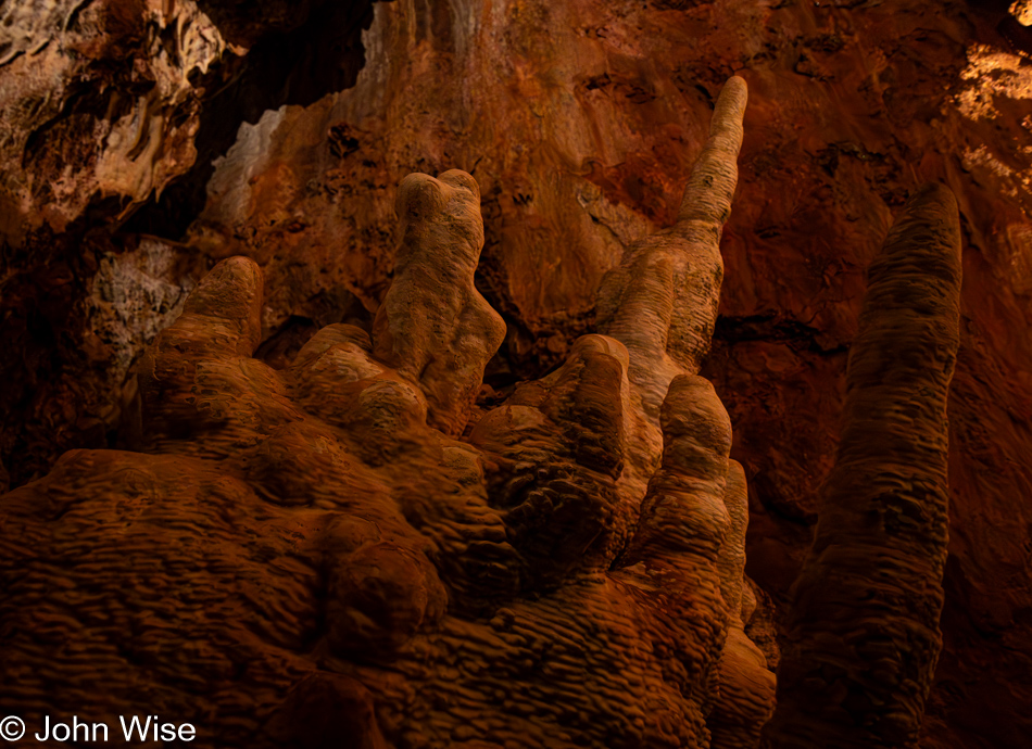 Throne Room at Kartchner Caverns in Benson, Arizona