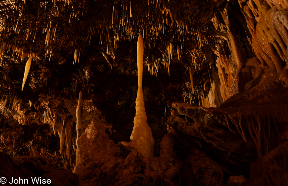 Throne Room at Kartchner Caverns in Benson, Arizona