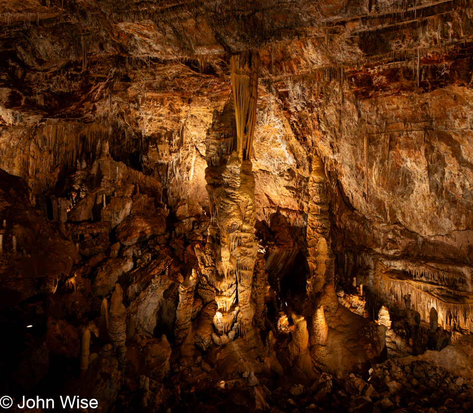 Throne Room at Kartchner Caverns in Benson, Arizona