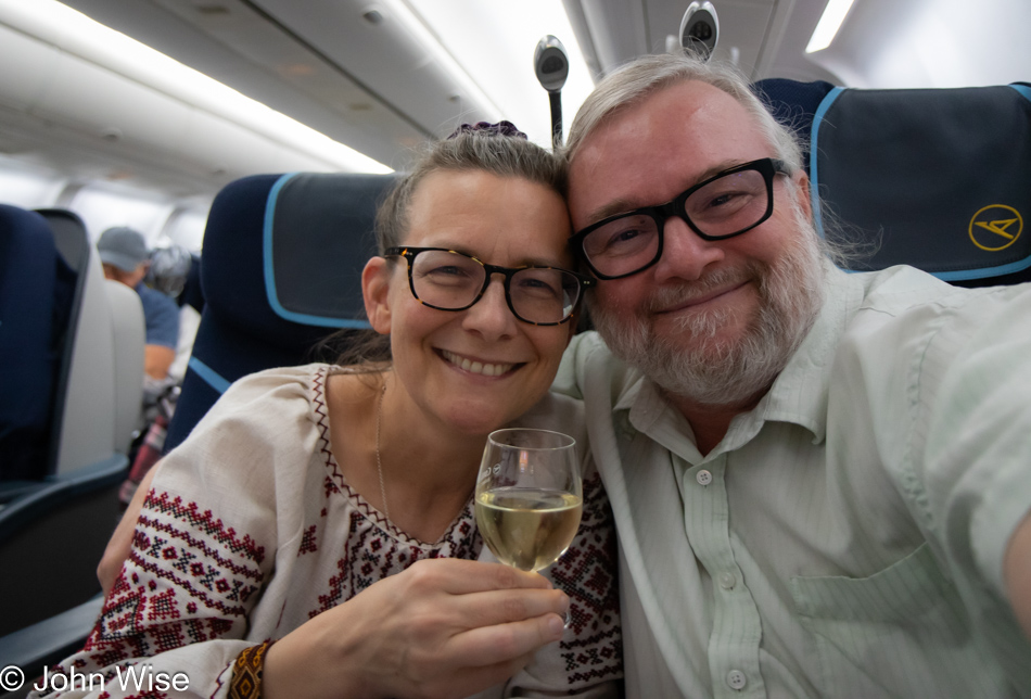 Caroline Wise and John Wise flying out of Phoenix, Arizona