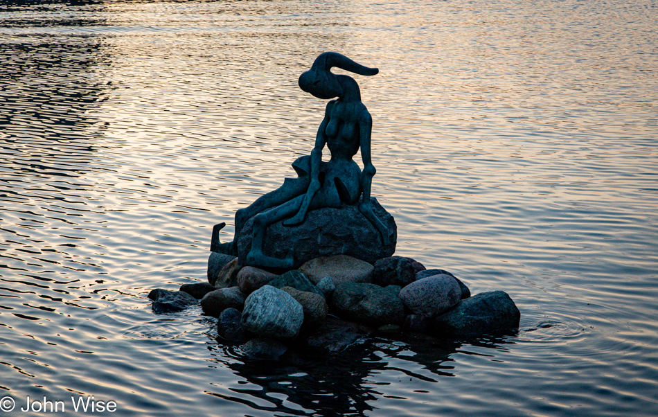 The Genetically Modified Little Mermaid in Copenhagen, Denmark