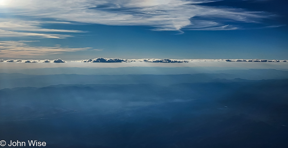 Over the Western United States