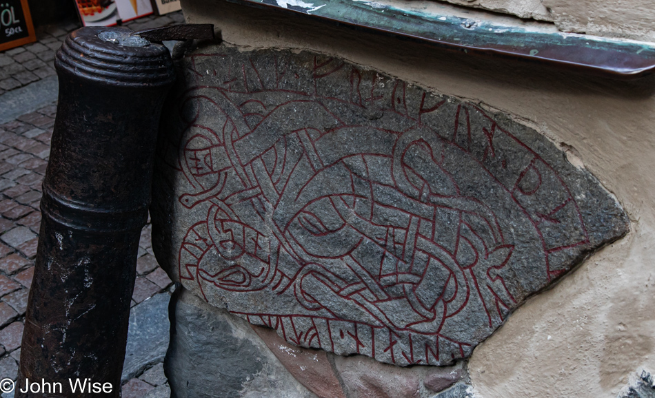 Runestone in Stockholm, Sweden
