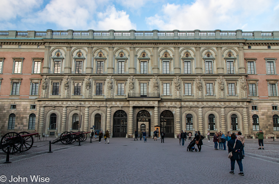 Courtyard at the Royal Palace in Stockholm, Sweden