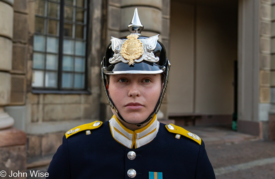 Changing of the guard at the Royal Palace in Stockholm, Sweden