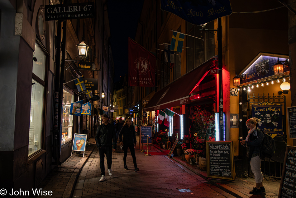 Stockholm, Sweden at night