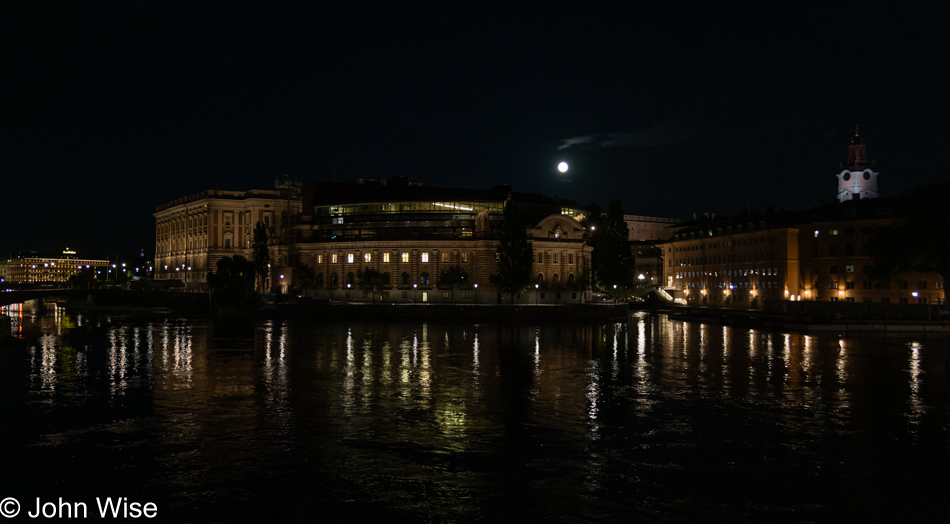 Stockholm, Sweden at night