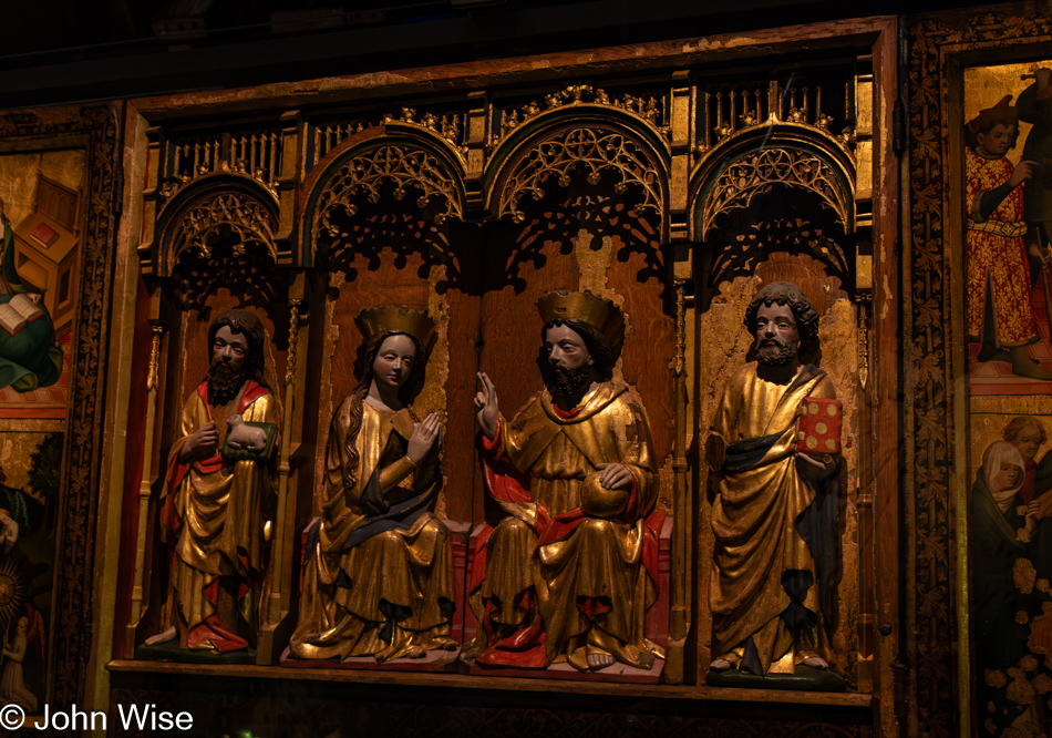 Altarpiece at the Swedish History Museum in Stockholm, Sweden