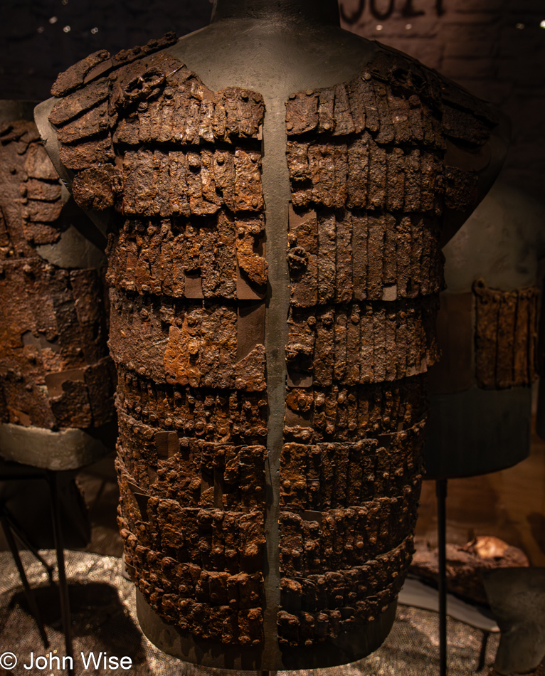 Armor at the Swedish History Museum in Stockholm, Sweden