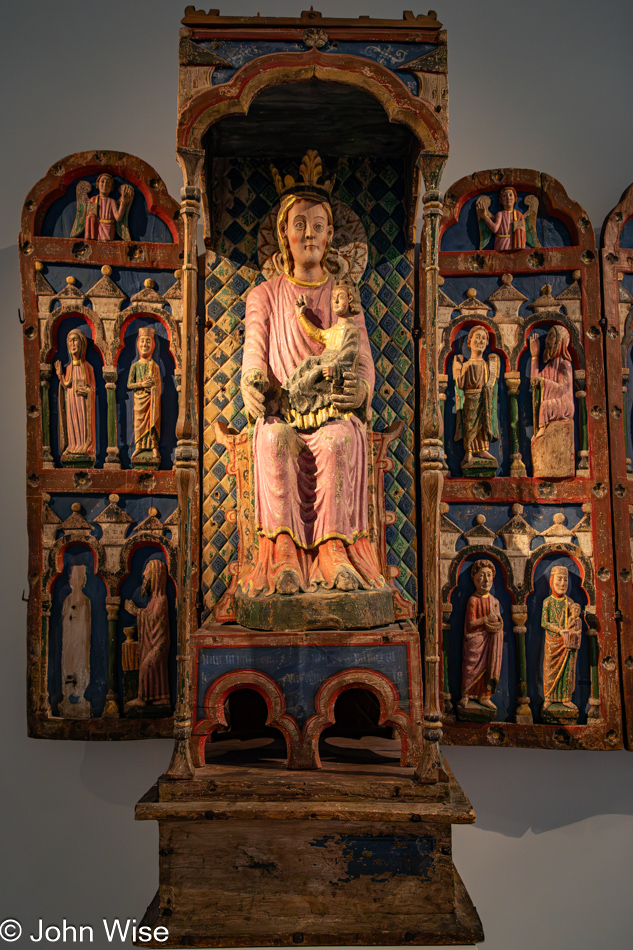 Altarpiece at the Swedish History Museum in Stockholm, Sweden