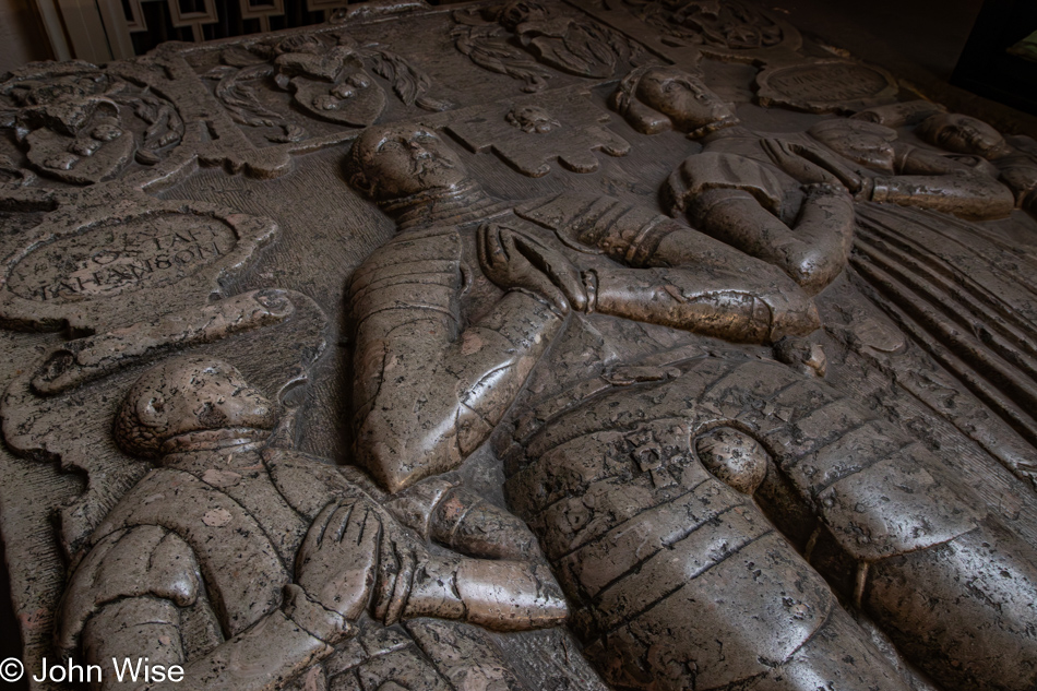 Tomb at Storkyrkan (The Great Church) in Stockholm, Sweden