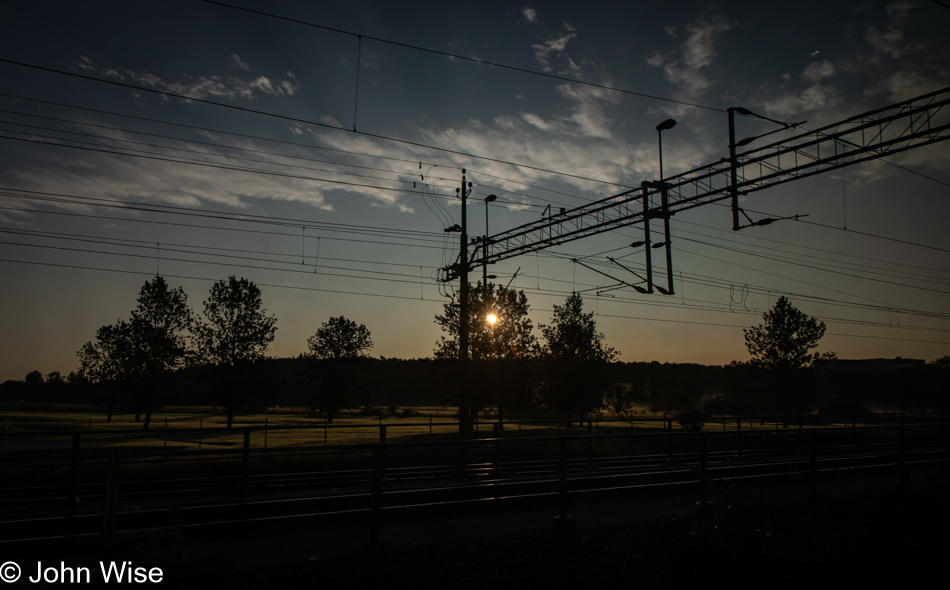 Train to Uppsala, Sweden