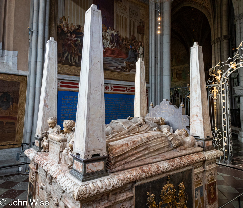 Crypt of King Gustav I of Sweden at Uppsala Cathedral