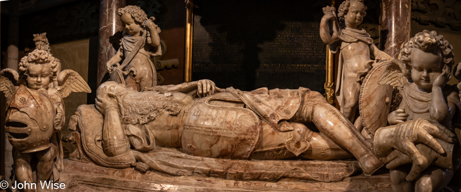 Tomb of King Johan III at Uppsala Cathedral in Uppsala, Sweden