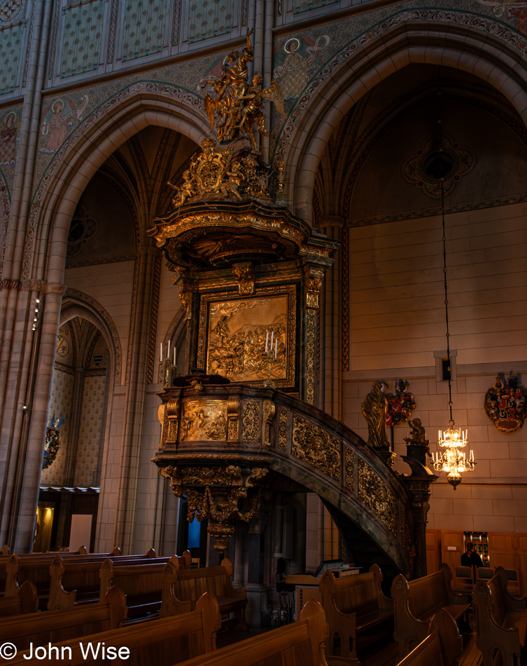 Uppsala Cathedral in Uppsala, Sweden