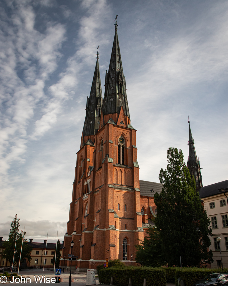 Uppsala Cathedral in Uppsala, Sweden