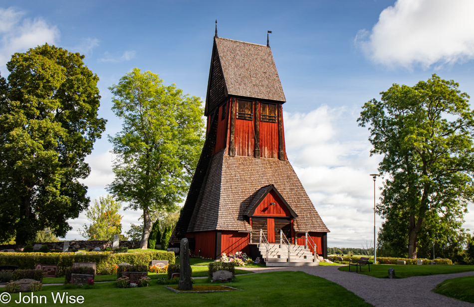 Bell Tower in Gamla Uppsala, Sweden