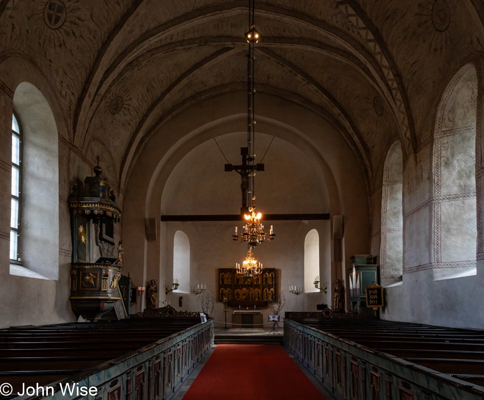 Old Church in Gamla Uppsala, Sweden