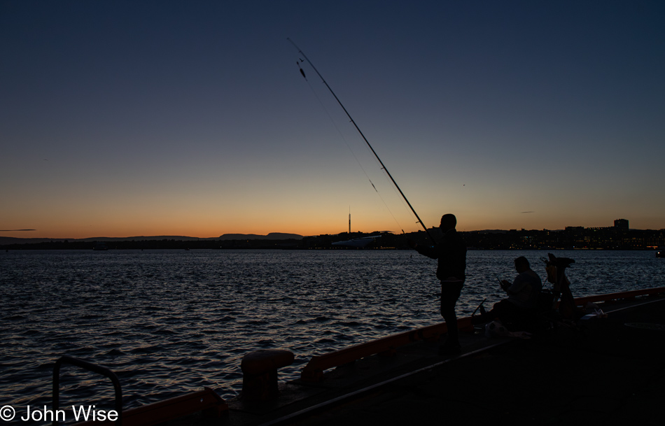 Fishing in Oslo, Norway