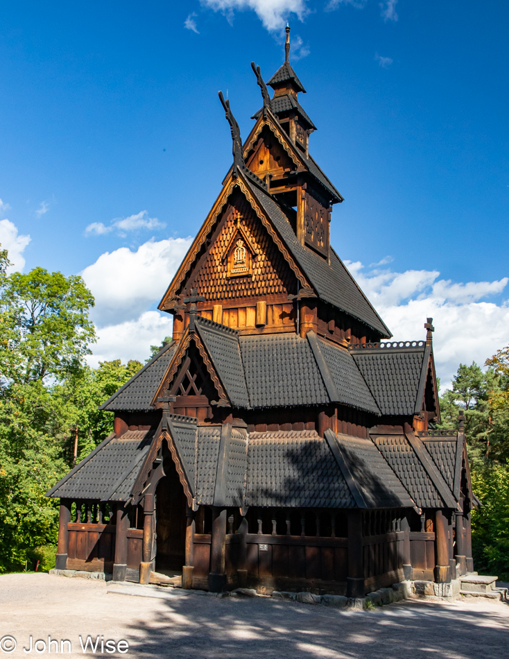 Stave Church at the Norwegian Folk Museum in Oslo, Norway