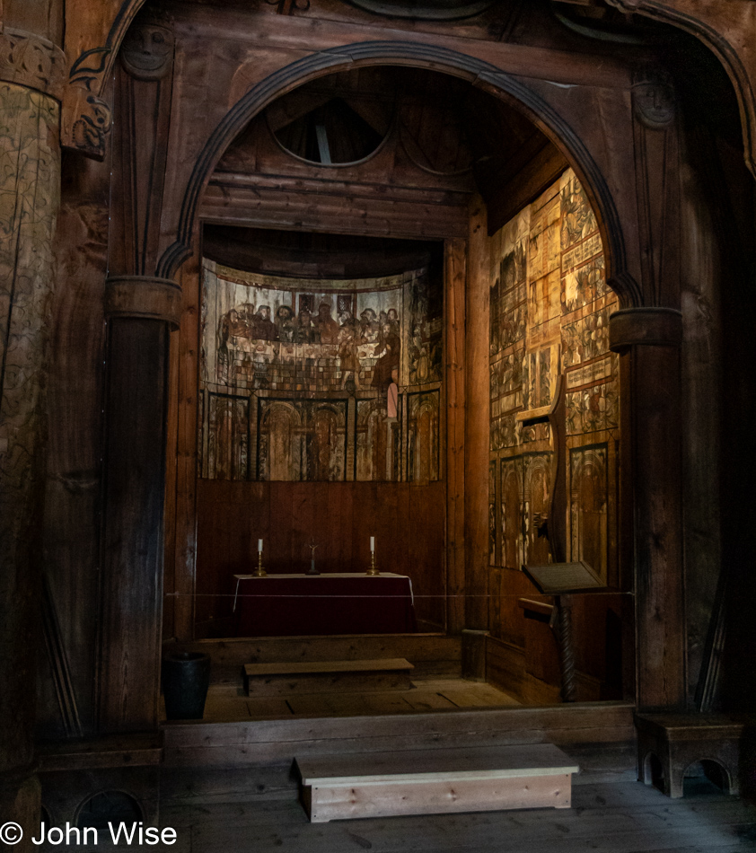 Stave Church at the Norwegian Folk Museum in Oslo, Norway