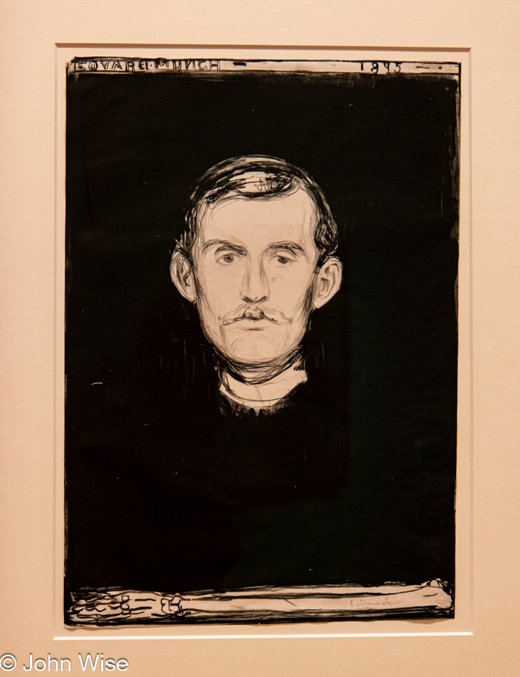 Munch Portrait at the Munch Museum in Oslo, Norway