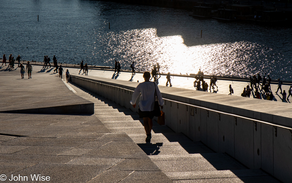 Caroline Wise at the Opera in Oslo, Norway